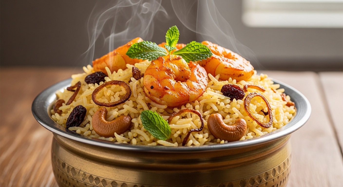 Prawns Biryani