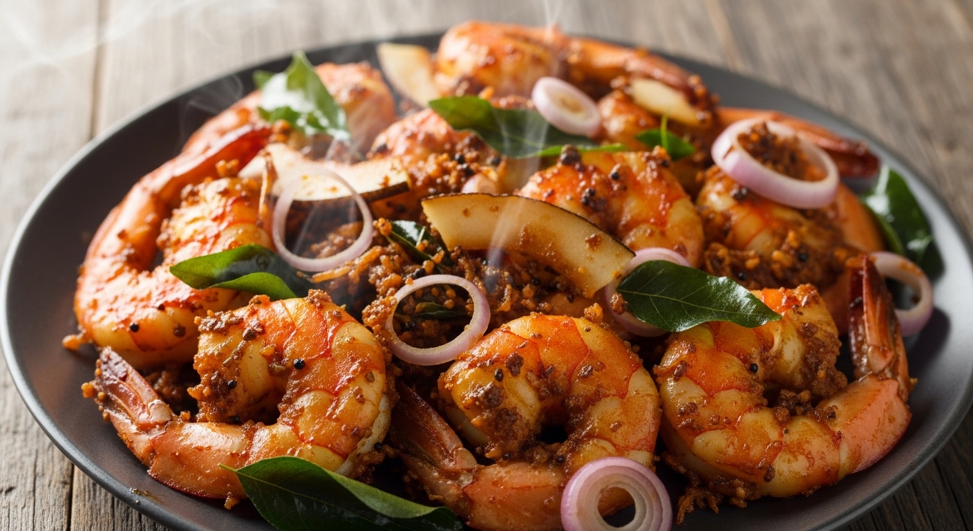 Prawns Coconut Fry